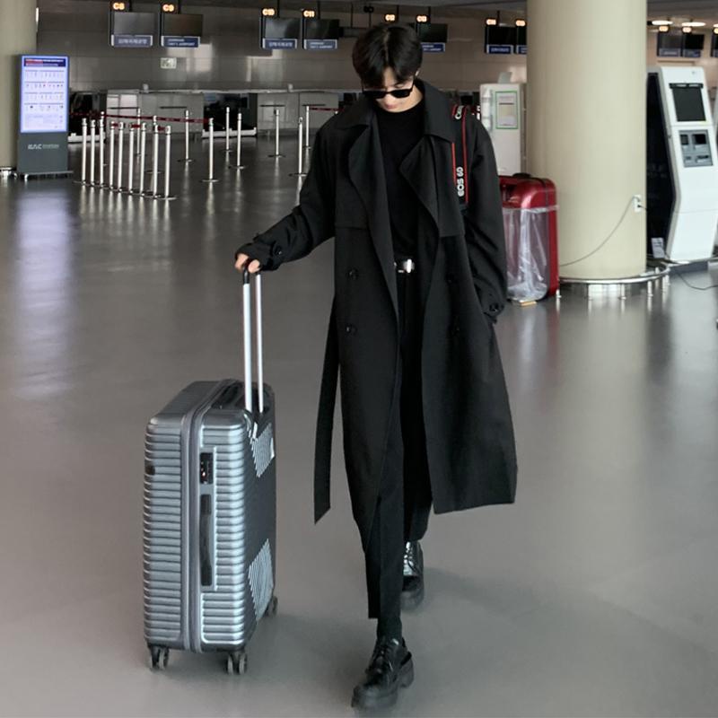 Hokage Áo Khoác Dáng Dài Qua Gối Phong Cách Hàn Quốc Thời Trang Mùa Xuân Cho Nam hokage 2022