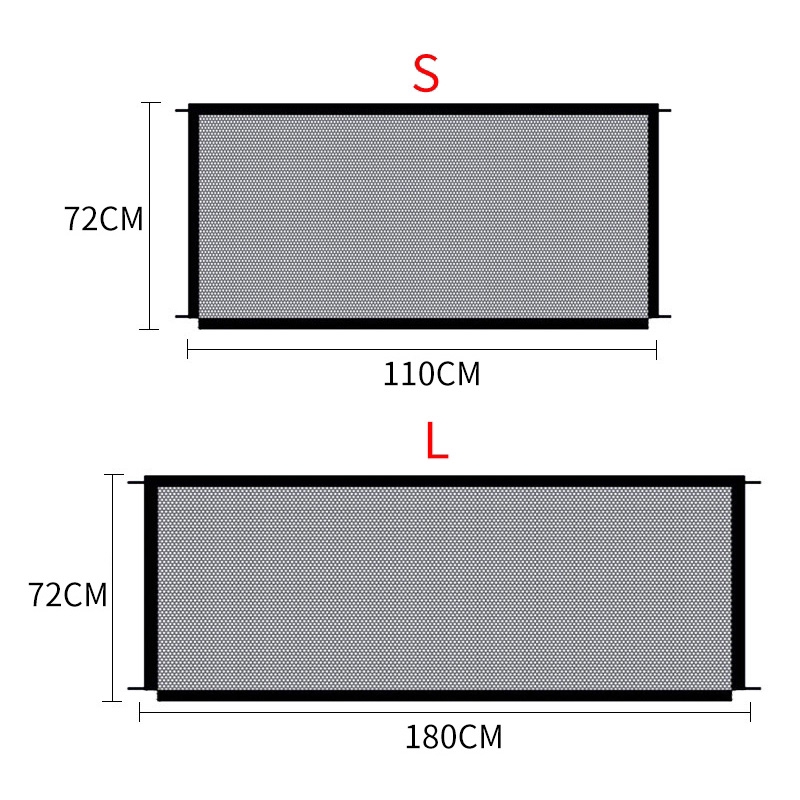 Hàng rào vải lưới chắn cửa an toàn cho thú cưng/em bé