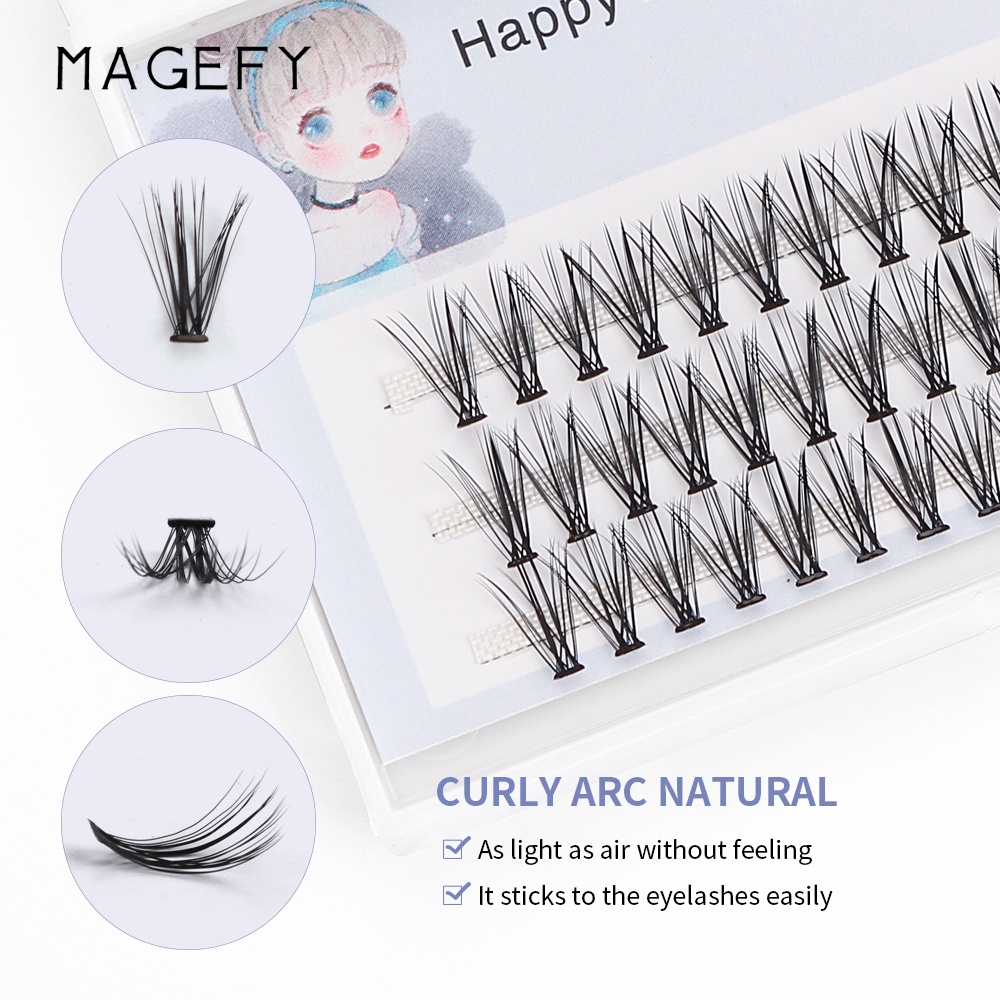 Hộp lông mi giả MAGEFY chuyên dụng 10mm
