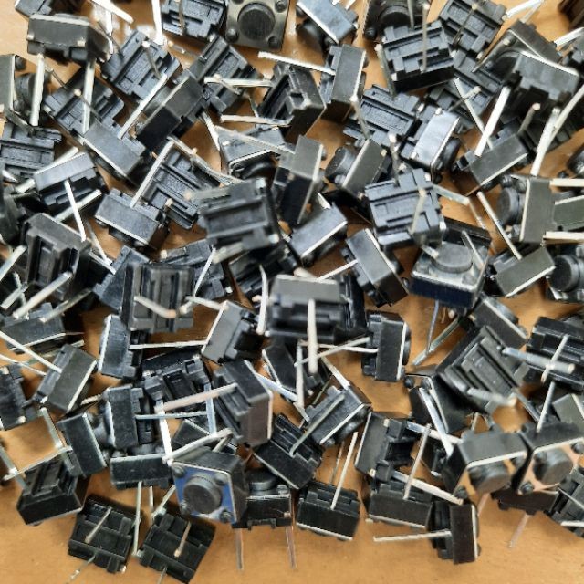 nút nhấn 2 chân giữa vuông 6x6x5mm