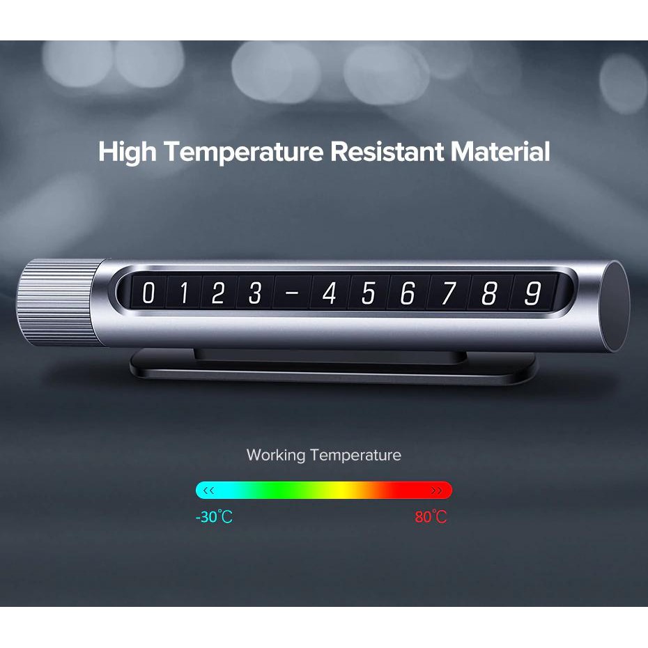 Bảng ghi số điện thoại biển số xe gắn trên ô tô Ugreen 50722 chính hãng - Bảo Hành 18 Tháng