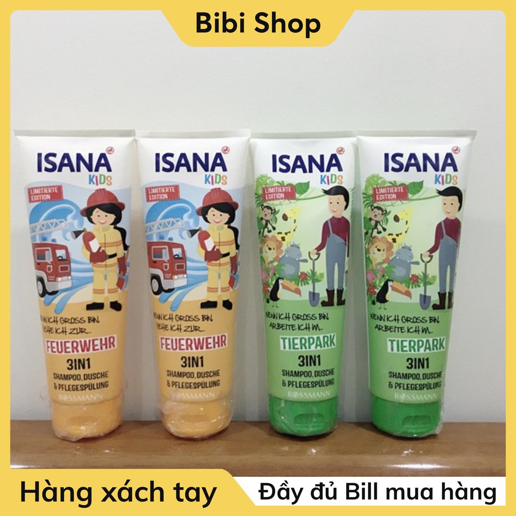 Sữa tắm isana Đức hương trái cây cho bé 250ml - Chăm sóc cơ thể bé