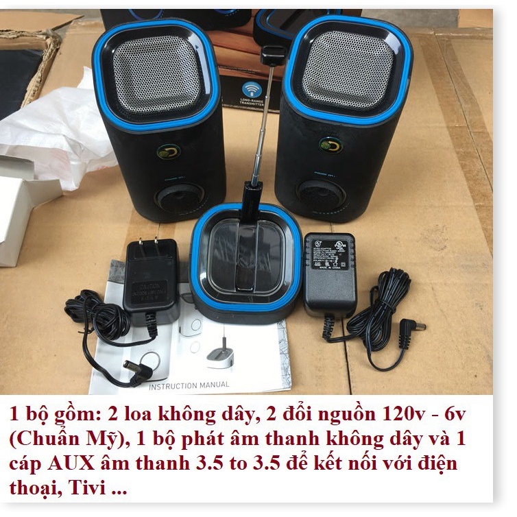 Thanh lý Cặp loa không dây xuất Mỹ