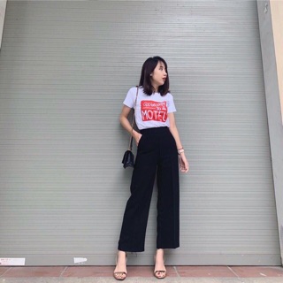 Quần culottes ống rộng