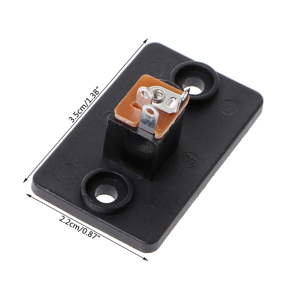 Female Socket Panel For Barrel Jack Plug DC 12V Power Connector 5.5 x2.1mm Plug