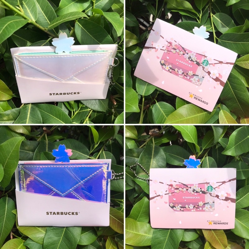 BÓP STARBUCKS CẦM TAY TẶNG KÈM THẺ MINI SAKURA