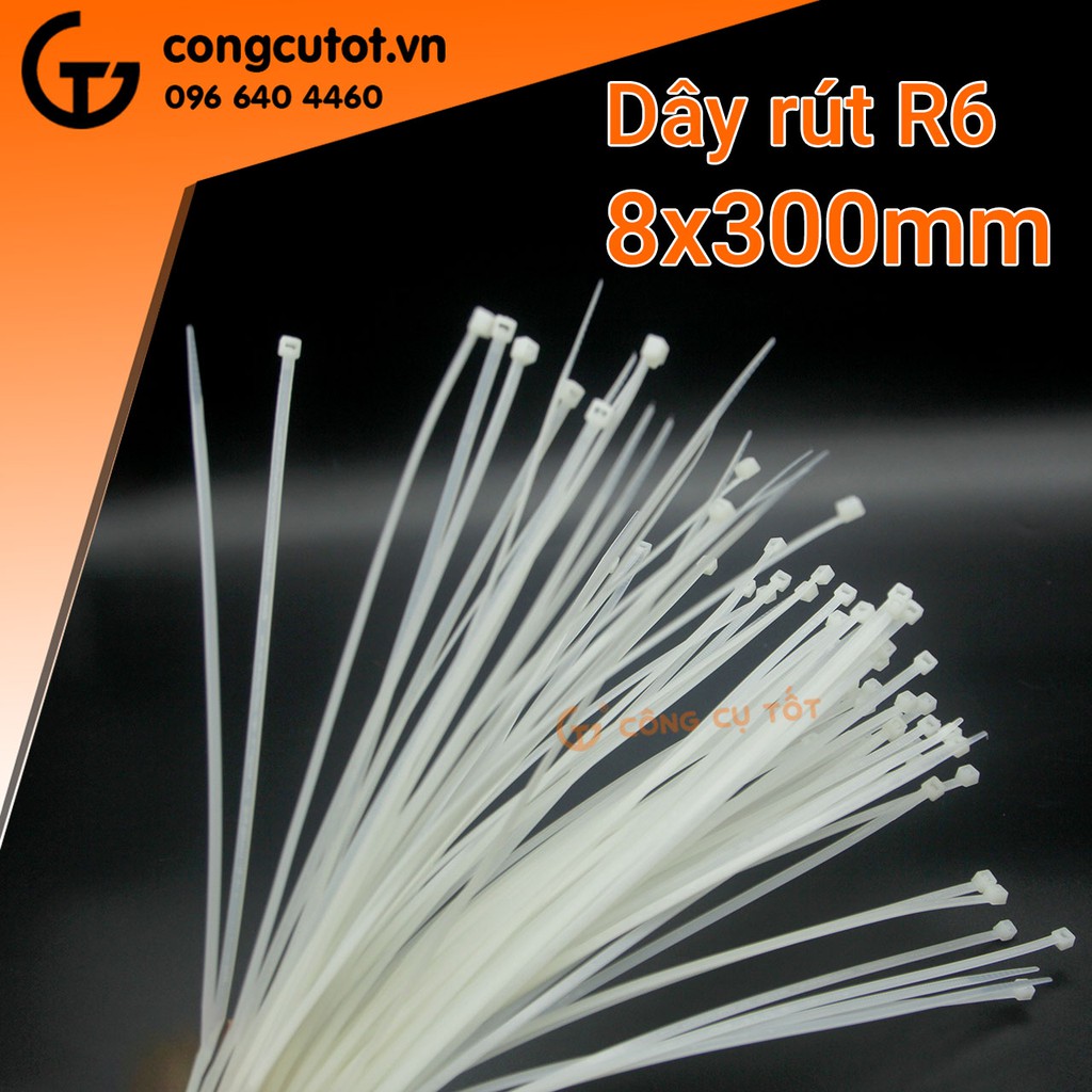 Dây rút nhựa PA66 túi 100 chiếc