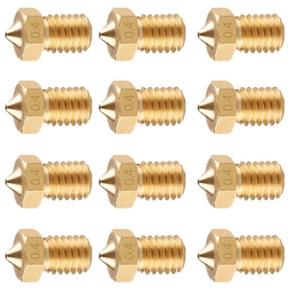 Bộ 12 Đầu Phun M6 0.4mm Cho Máy In 3d Makerbot 3d