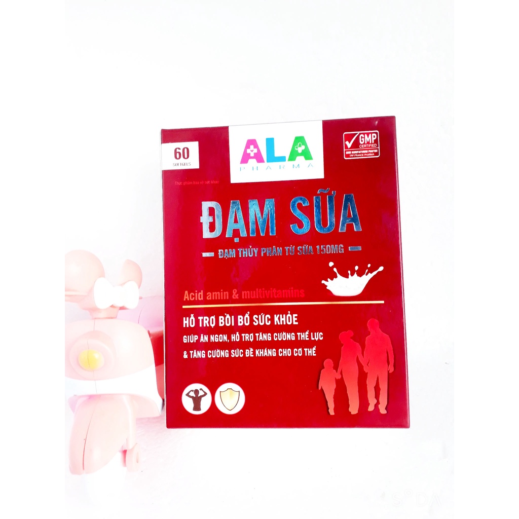Viên ĐẠM SỮA ALA, giúp tăng cường sức đề kháng, giúp ăn ngon và nâng cao sức khỏe