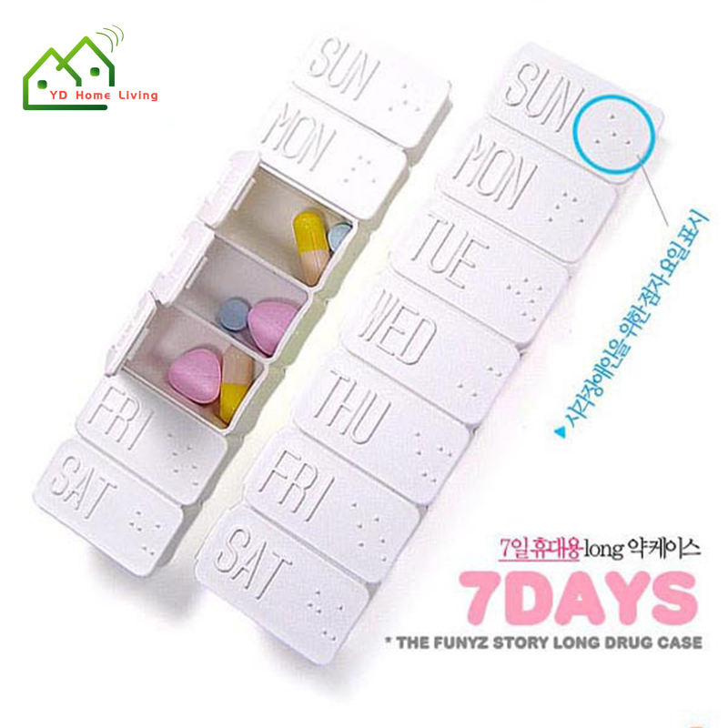 Hộp đựng thuốc chia ngày dạng mini đa năng tiện lợi