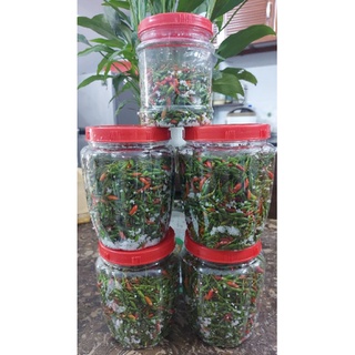 Ớt gió xanh ngâm muối cao nguyên đá Hà Giang 150k/ 300g