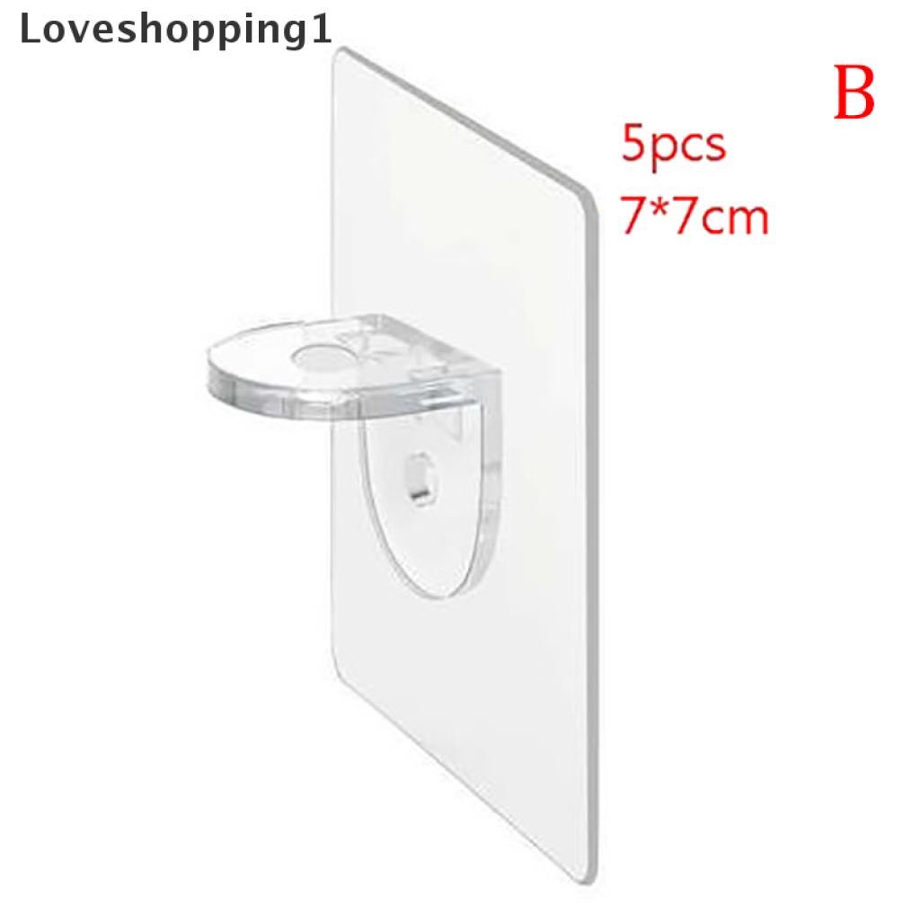 Miếng Dán Chốt Đỡ Kệ Gỗ Treo Tường, Ke Góc Chữ L, Móc Dán Tường Kê Tấm Chia Ngăn Tủ