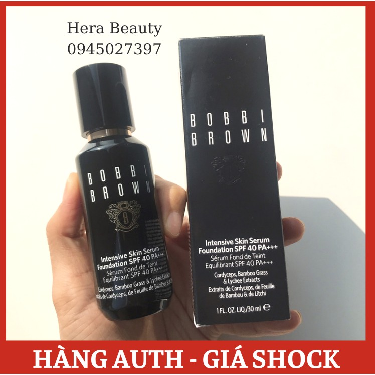 [TEM CHÍNH HÃNG] Kem Nền Dưỡng Da Bobbi Brown Intensive Skin Serum Foundation 30ml- Beige #N42, Ivory C24, Sand N32