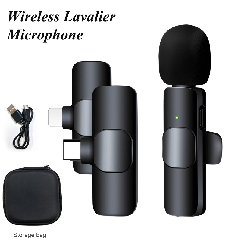 Micro Không Dây Có Kẹp 2.4G Cổng Sạc USB Cho iPhone Android
