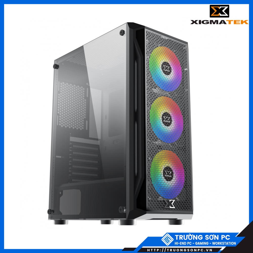 Vỏ Case XIGMATEK GAMING X 3FX (EN46188) GAMING ATX, KÈM 03 FAN XIGMATEK X20ARGB