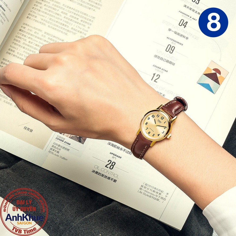 Đồng hồ nữ dây da Casio Standard chính hãng Anh Khuê LTP-1095 Series | BigBuy360 - bigbuy360.vn