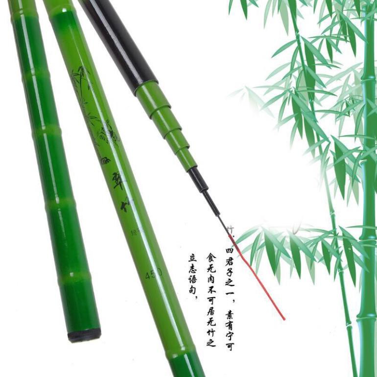 Cần câu cá Trúc Xanh, Cần câu tay đơn chất liệu Carbon 3h độ dài 2m7-3m6-4m5-5m4