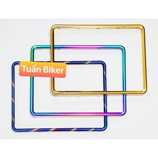 Khung Biển Số 7 Màu Titan Siêu Đẹp BikerCenter