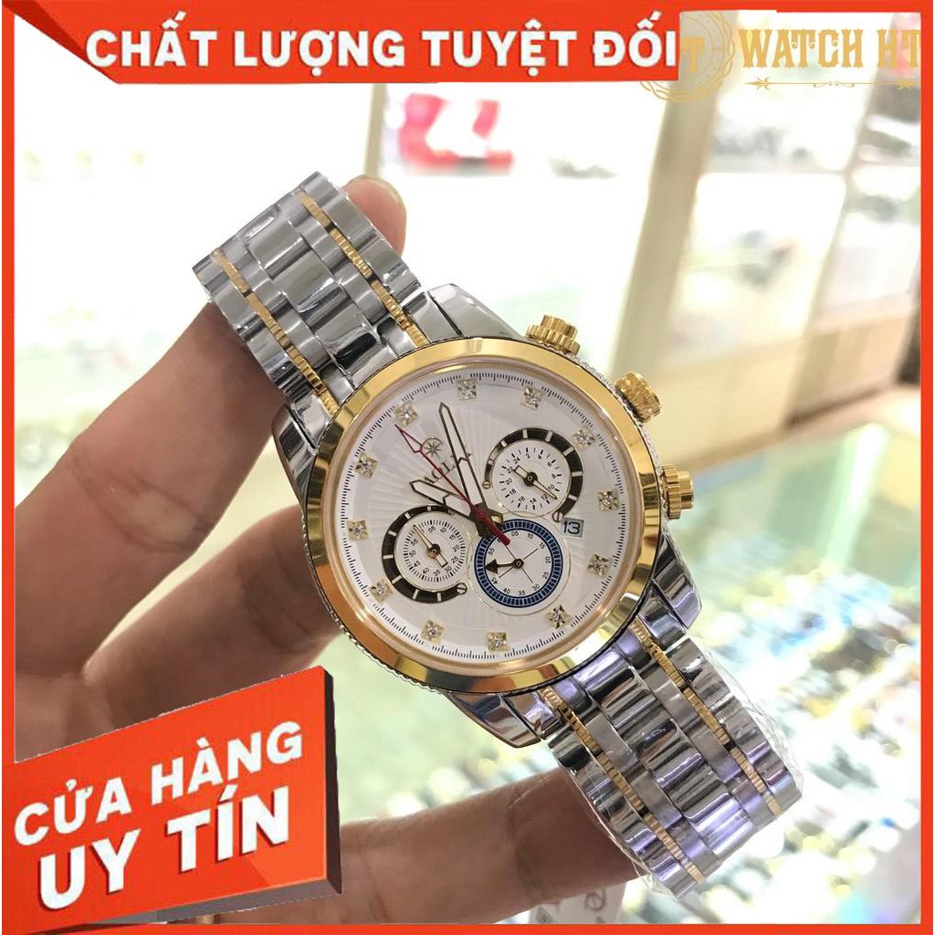 Đồng hồ nam AOLIX 7049G, full hộp chính hãng, kính sapphire chống xước chống nước tốt