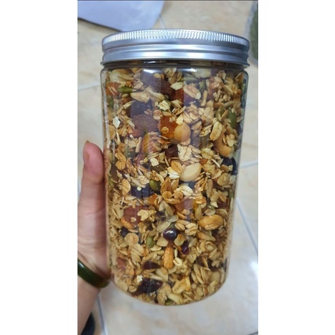 COMBO: GRANOLA - BỘT NGŨ CỐC DINH DƯỠNG (2 hộp 500g) / combo: granola & nutmix powder