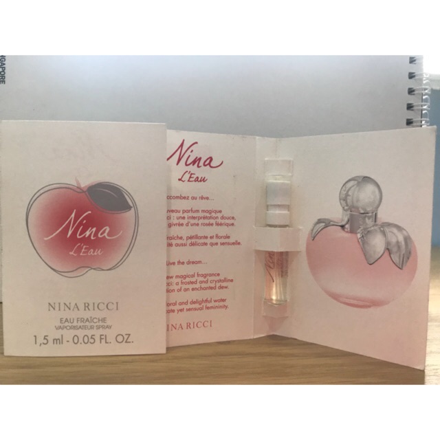 NINA RICCI LEAU 1,5ml ( xịt)