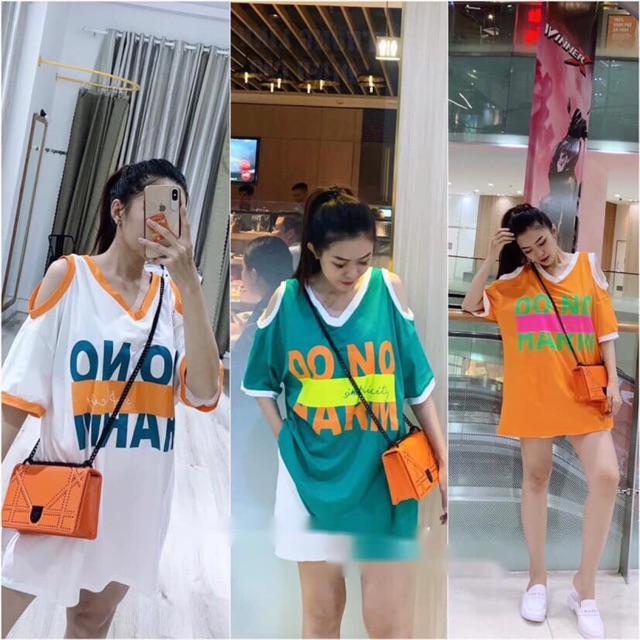 🍭🍭 Áo thun from dưới 70kg, from giấu quần ( Áo khoét vai y hình ) 🍭 Chất thun cotton 4 chiều dày mịn 🍭 Bao bán shop