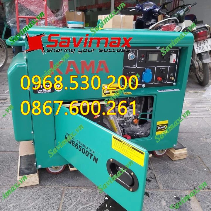 Máy phát điện diesel KAMA KDE 6500TN  DÙNG CHO CÁC HỘ GIA ĐÌNH