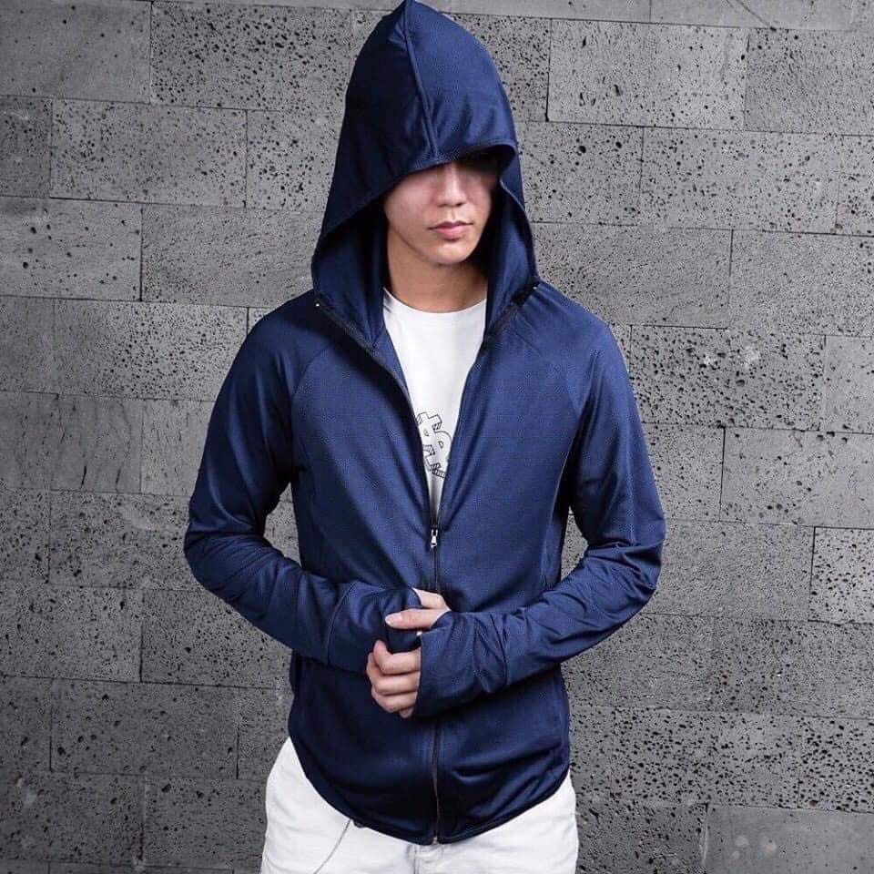 [GIẢM 20%] Áo khoác thun lạnh chống nắng, che mu bàn tay và có túi khóa kéo tiện lợi | BigBuy360 - bigbuy360.vn