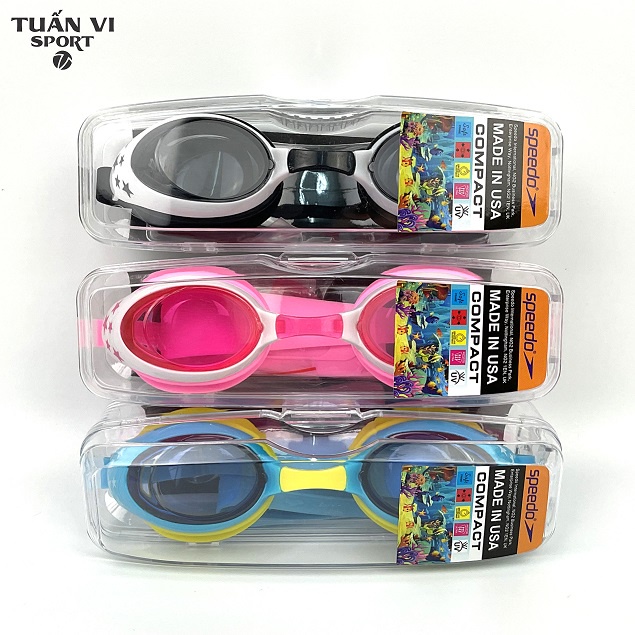 Kính bơi trẻ em Seepdo 302 USA chống sương mù và tia UV