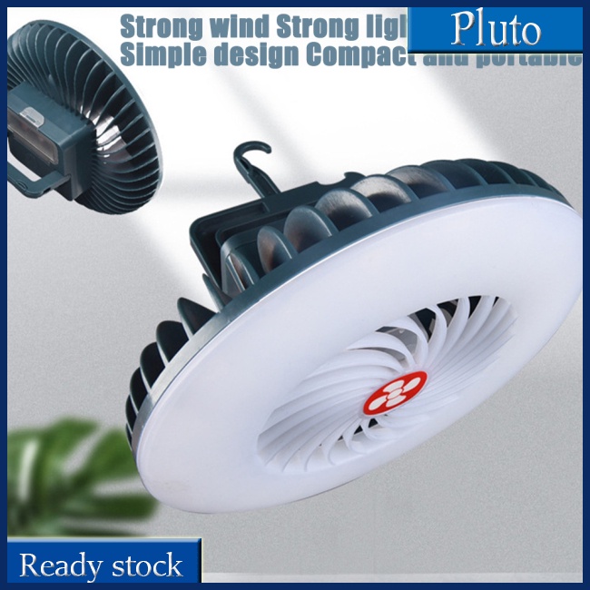 Mới Quạt Usb Đa Năng Có Đèn Sạc Tiện Dụng Khi Đi Cắm Trại