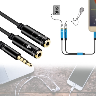 Bộ Chia Âm Thanh Tai Nghe 3.5mm Cho Điện Thoại Laptop Máy Tính