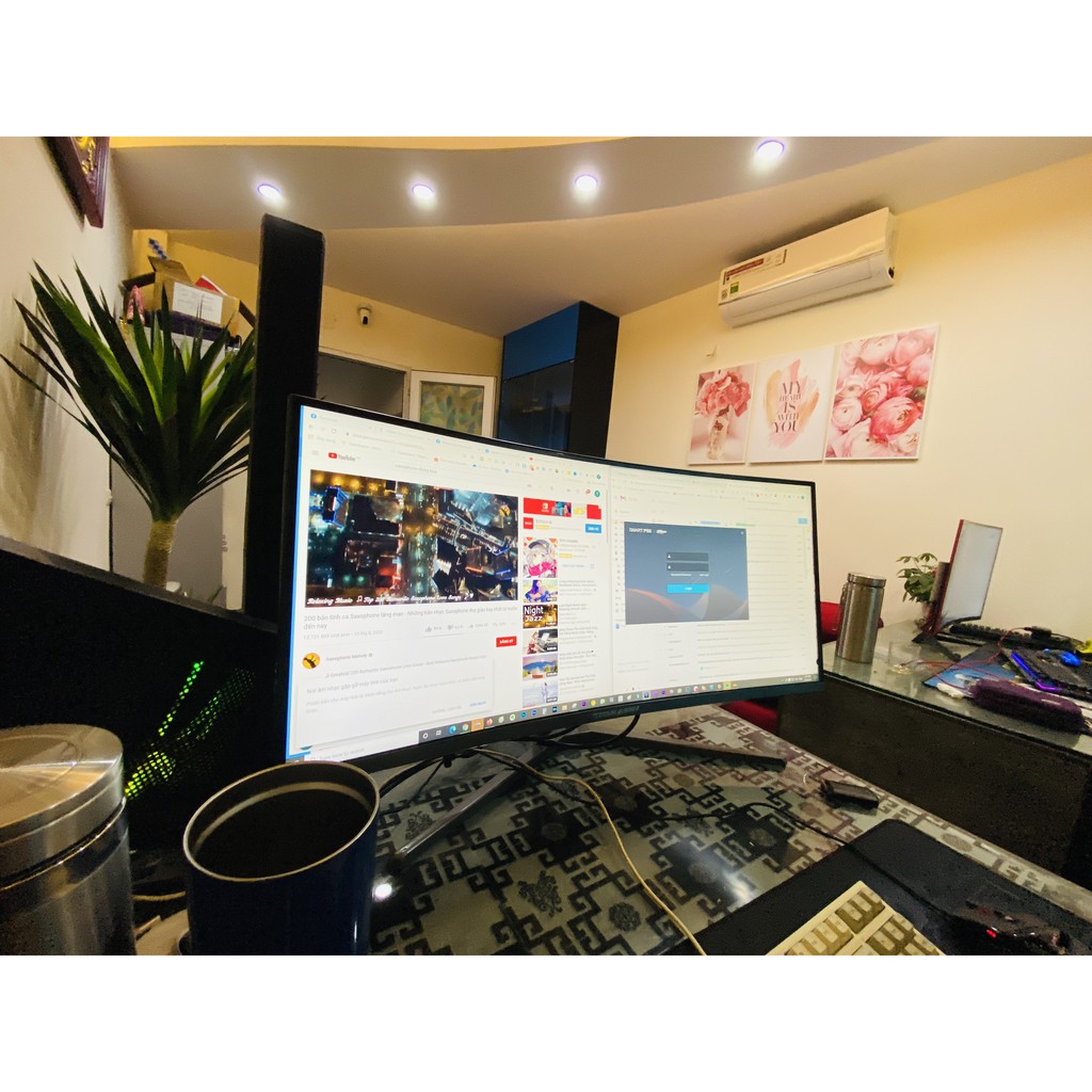 Màn Hình cong 35 inch hiệu TITAN ARMY 2k 21:9 siêu rộng đẹp 200hz | BigBuy360 - bigbuy360.vn