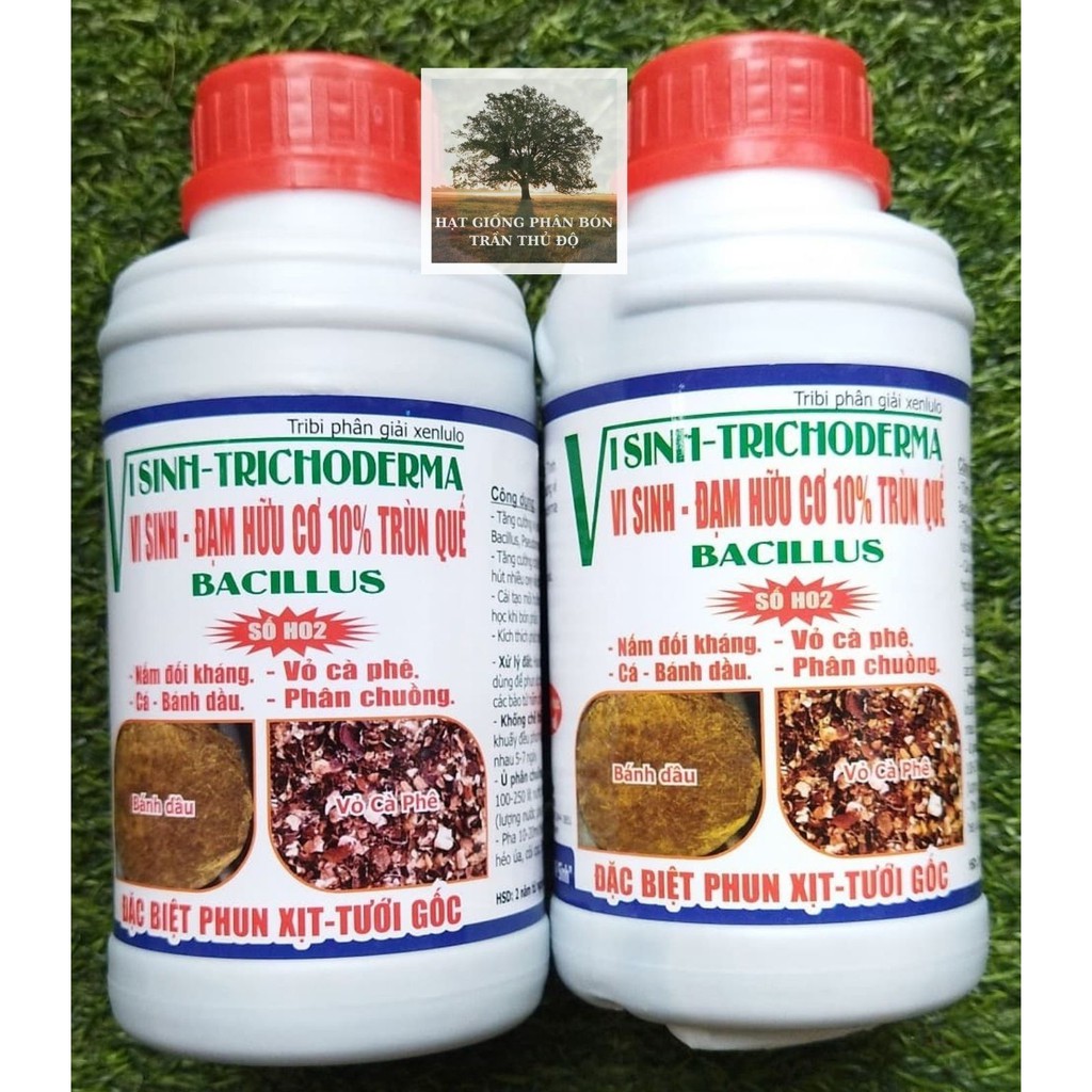 ( Giá rẻ nhất ) CHẾ PHẨM TRICHODERMA BACILLUS - NẤM ĐỐI KHÁNG DẠNG NƯỚC - 500ML