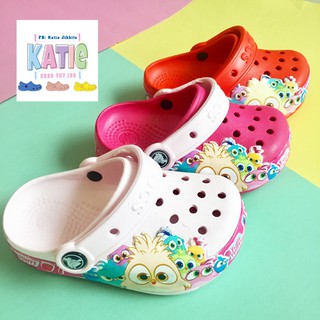 Dép sục có ĐÈN cao cấp thời trang cho bé: Hatchlings màu hồng nhạt