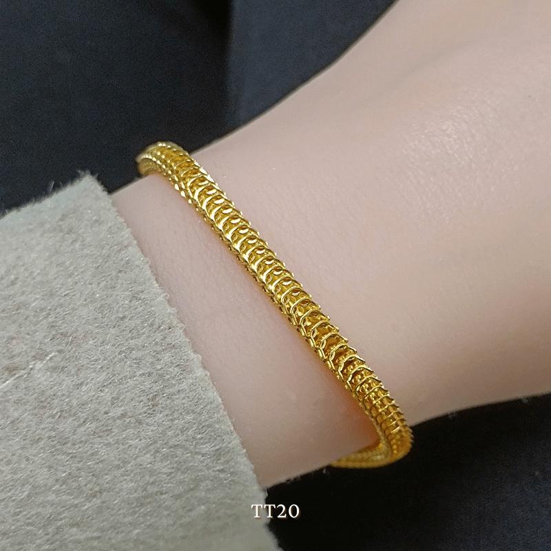 [KHÔNG ĐEN GỈ] Vòng tay Titan vẩy cá unisex cá tính sang trọng Mely TT20