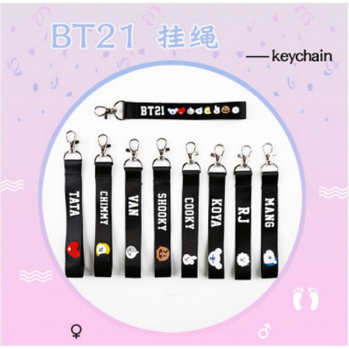 (Den Hong) Nametag bts nametag hologram bts strap bts nametag bom móc điện thoại bts