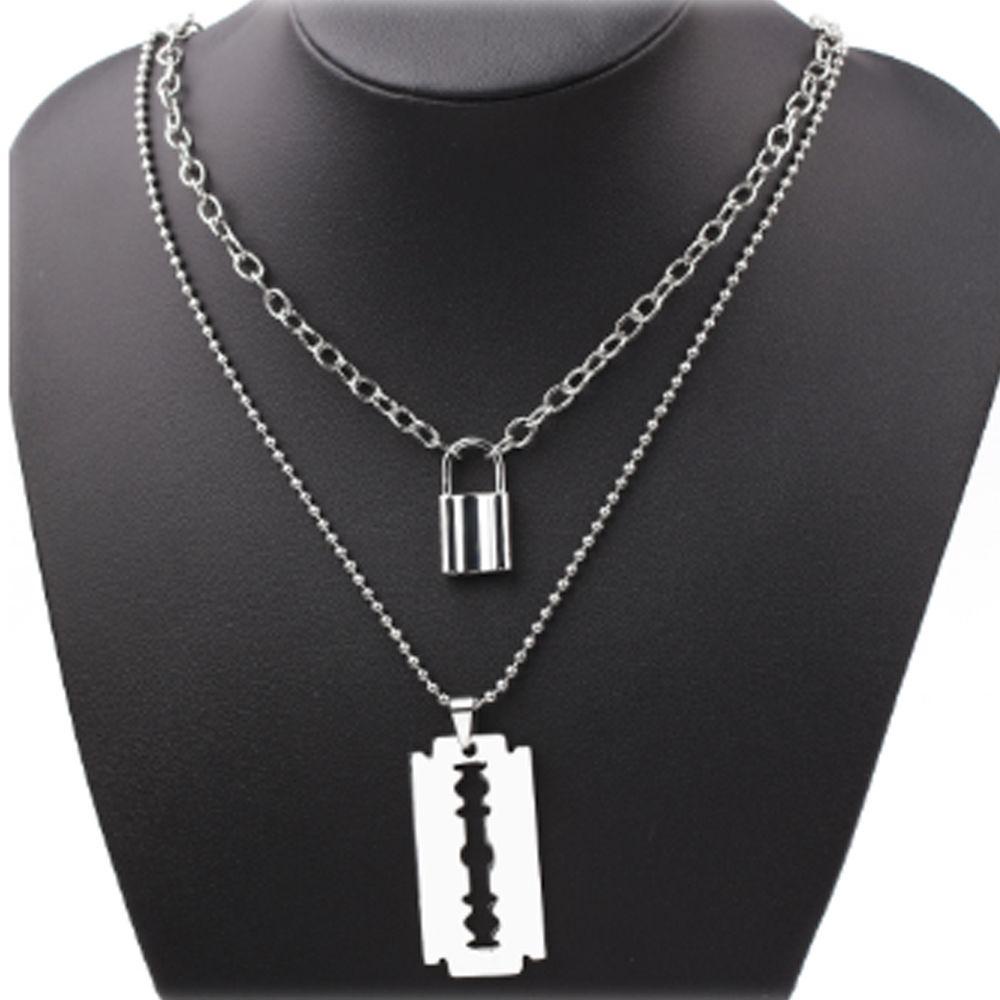 1 Set Vòng cổ Cho Nam Và Nữ|Vòng cổ Choker Thép Không Gỉ