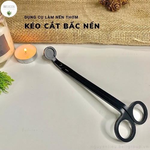 Kéo cắt bấc nến mũi tròn - Dài 18cm