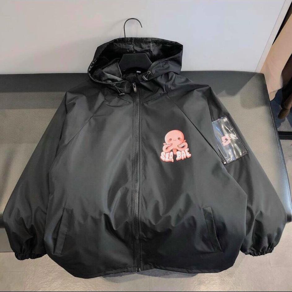 Áo khoác dù Chống Nắng cho nam nữ và cặp đôi LOKI SHOP In Hình Sea Bea, Jacket ulzzang 2 màu unisex | BigBuy360 - bigbuy360.vn