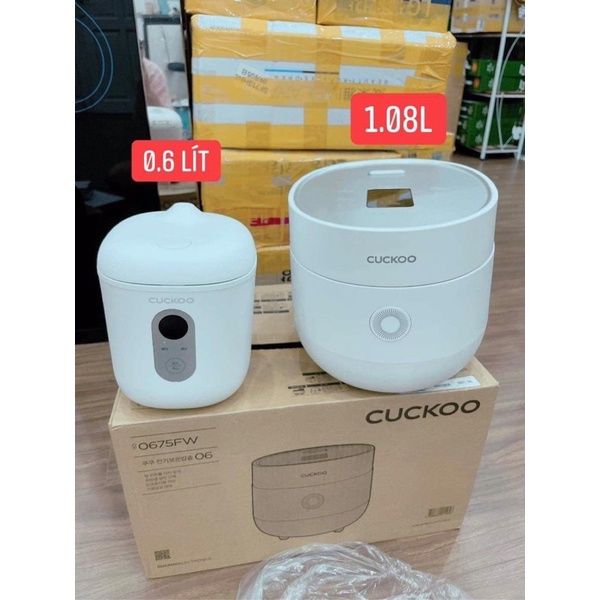 Nồi cơm điện mini Cuckoo Marshmallow CR-0255MW 0.35L