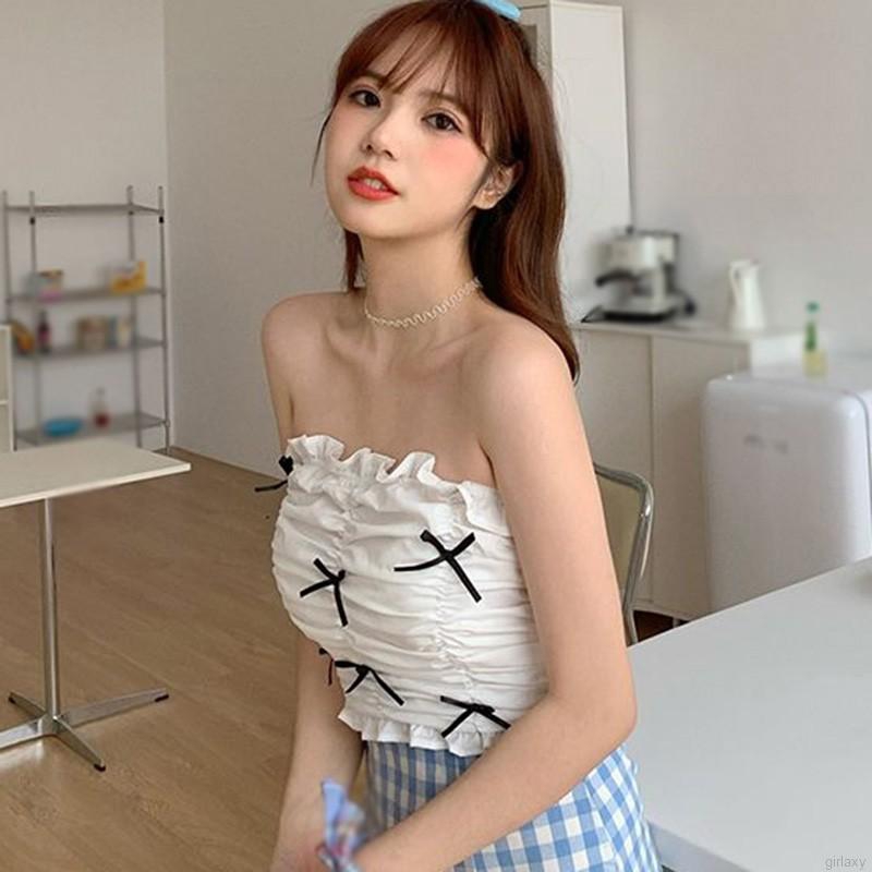 Áo Dệt Kim Trễ Vai Phong Cách Hàn Quốc Quyến Rũ Cho Nữ | BigBuy360 - bigbuy360.vn