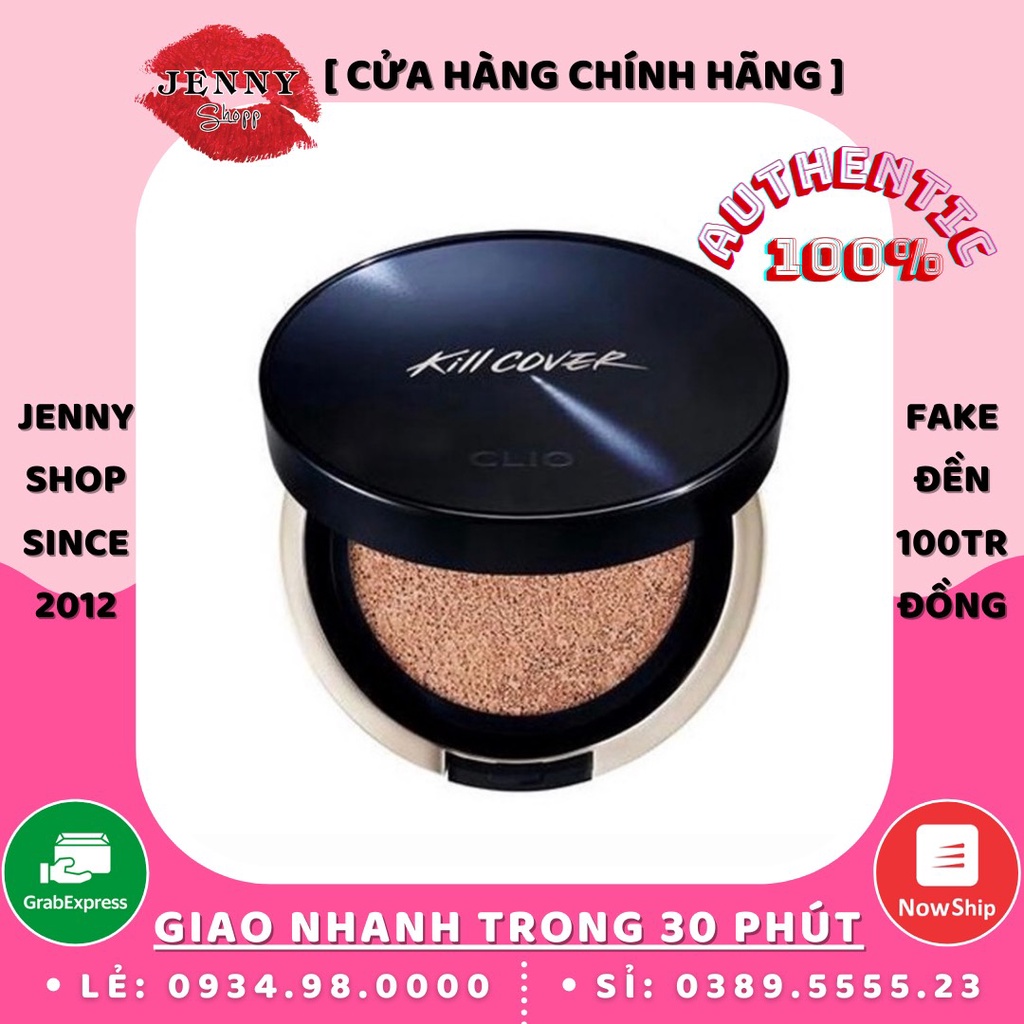 Phấn Nước Clio Kill Cover Founwear Cushion All New Bản Mới (Kèm Lõi)