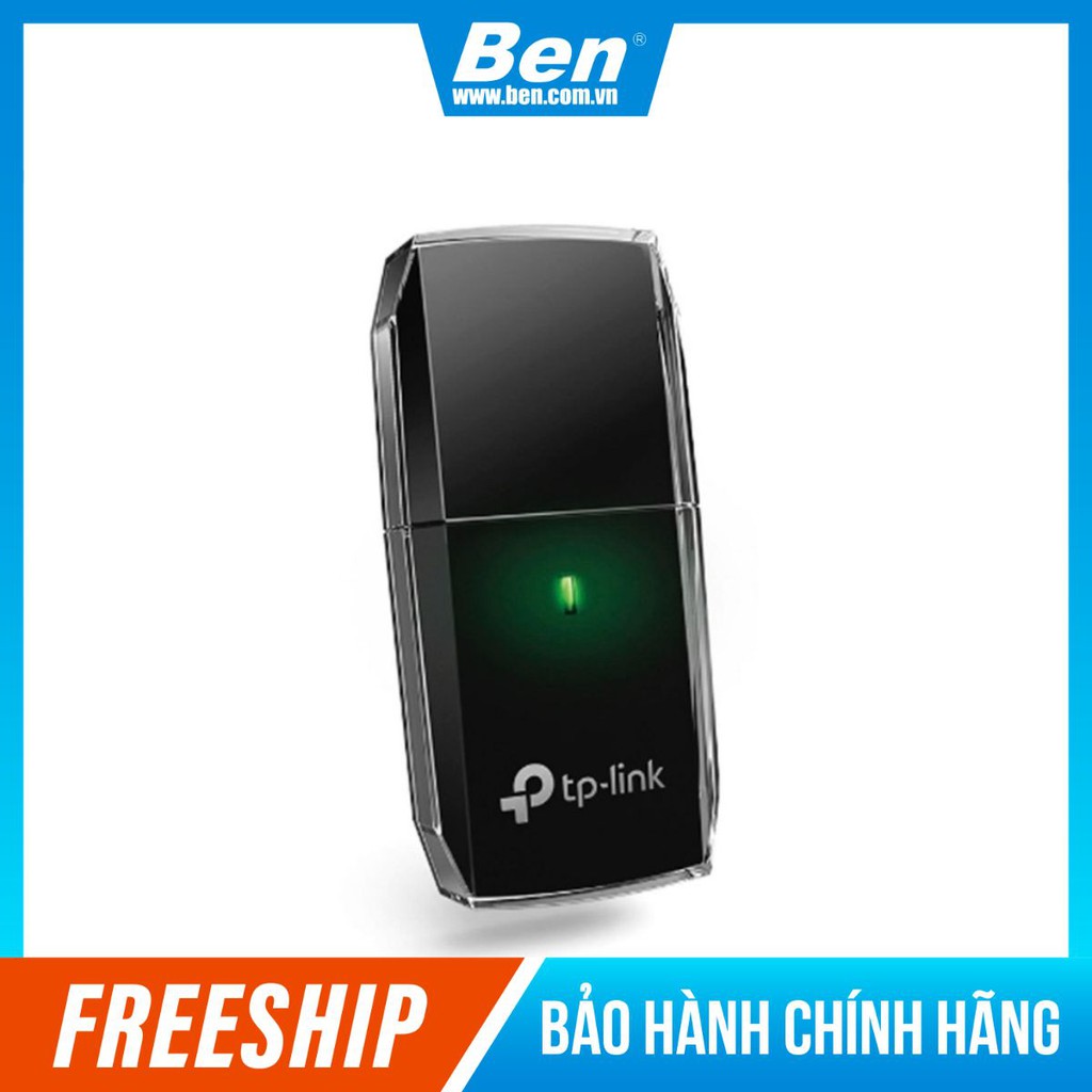 TPLink USB wifi (USB thu wifi) Chuẩn AC 600Mbps Archer T2U Hãng phân phối chính thức