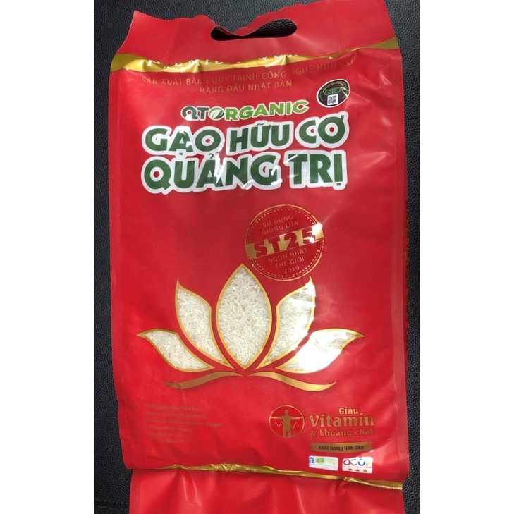 GẠO HỮU CƠ QUẢNG TRỊ GIỐNG ST25-GẠO NGON NHẤT THẾ GIỚI 2019