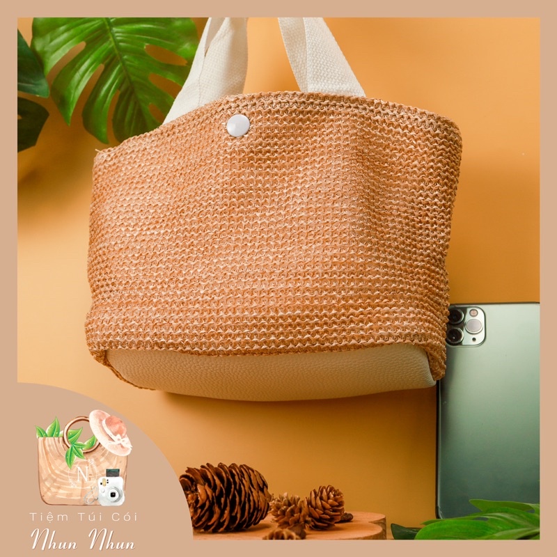 Giỏ xách cói