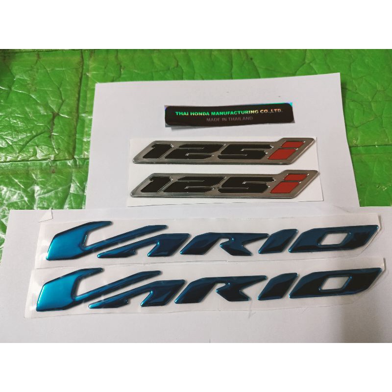 Bộ tem nổi Vario 125 màu xanh Blue 2021 new
