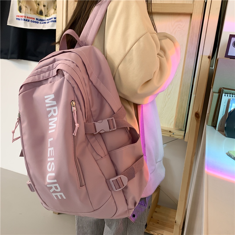 Balo PRETTYZYS 15.6 inch sức chứa lớn phong cách ulzzang Hàn Quốc 2022 cho sinh viên