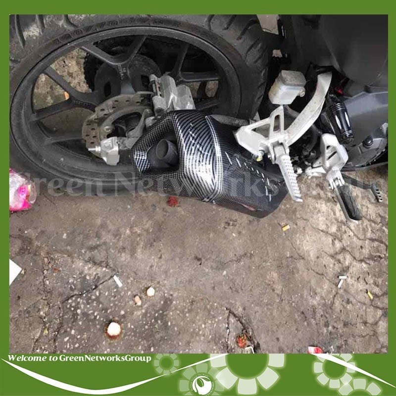 Chụp ốp pô cacbon cho xe winnerx