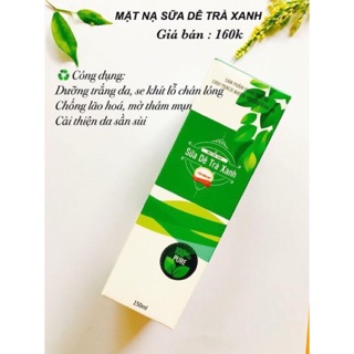 Mặt nạ sữa dê trà xanh