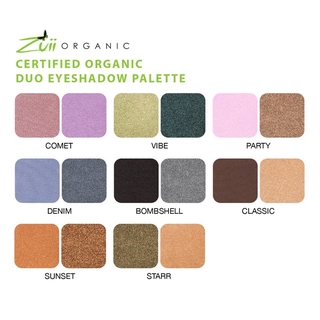 (nth91) Phấn mắt hộp 2 khay màu Zuii Organic [Mỹ phẩm hữu cơ]
